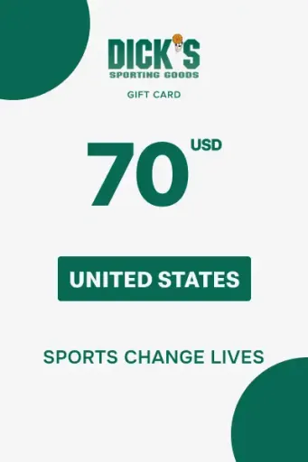 Dick's Sporting Goods 70 USD Gift Card (United States) - Digital Key