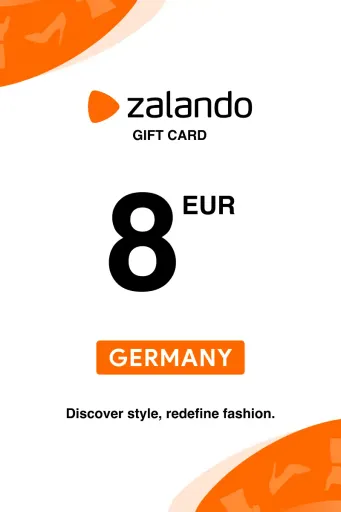 Zalando 8 EUR Gift Card (Germany) - Digital Key