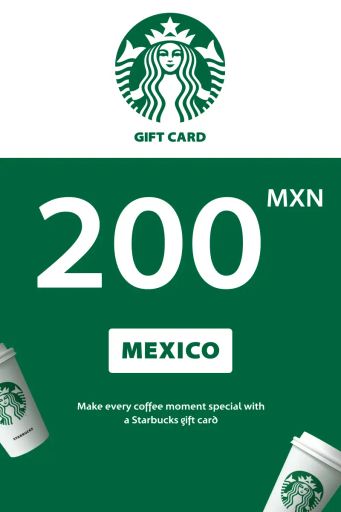 Starbucks 200 MXN Gift Card (Mexico) - Digital Key