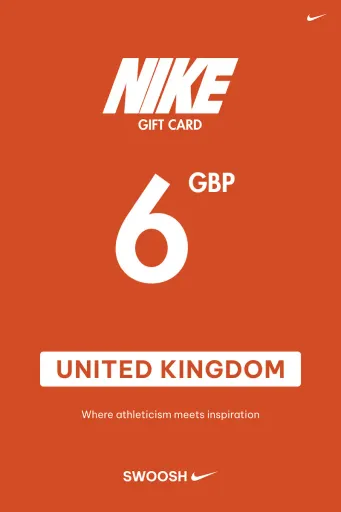 Nike 6 GBP Gift Card (United Kingdom) - Digital Key