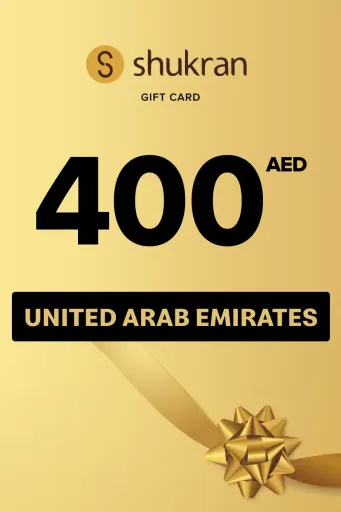 Shukran 400 AED Gift Card (United Arab Emirates) - Digital Key