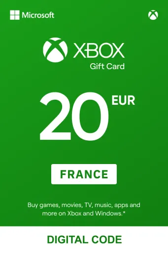Xbox 20 EUR Gift Card (France) - Digital Key