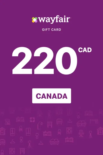 Wayfair 220 CAD Gift Card (Canada) - Digital Key
