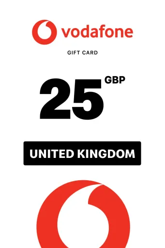 Vodafone 25 GBP Gift Card (United Kingdom) - Digital Key