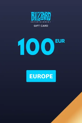 Blizzard 100 EUR Gift Card (Europe) - Digital Key