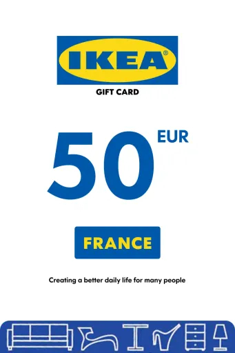 IKEA 50 EUR Gift Card (France) - Digital Key