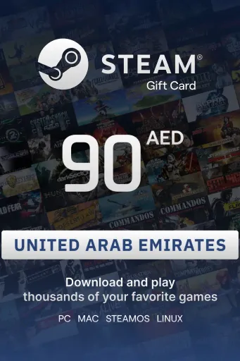 Steam Wallet 90 AED Gift Card (United Arab Emirates) - Digital key