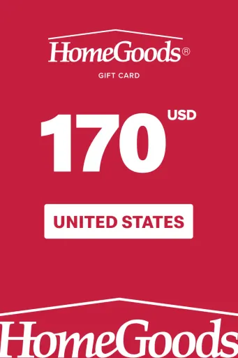 Homegoods 170 USD Gift Card (United States) - Digital Key
