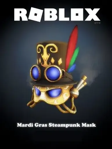 Roblox Mardi Gras Steampunk Mask DLC (Global) (PC) - Roblox - Digital Key