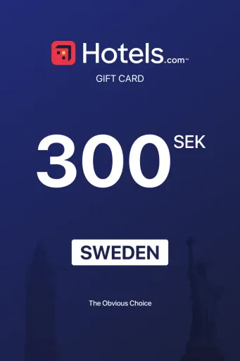 Hotels.com 300 SEK Gift Card (Sweden) - Digital Key