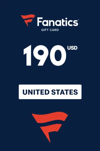 Fanatics 190 USD Gift Card (United States) - Digital Key
