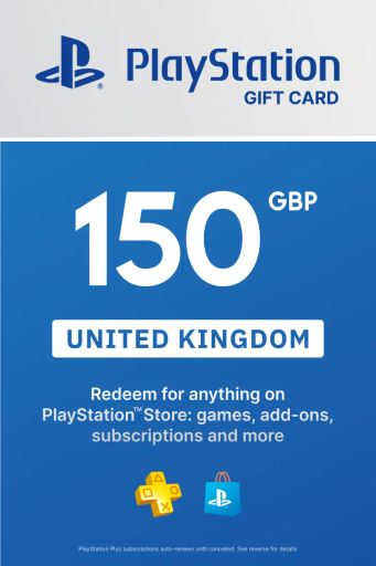 PlayStation Store 150 GBP Gift Card (United Kingdom) - Digital Key