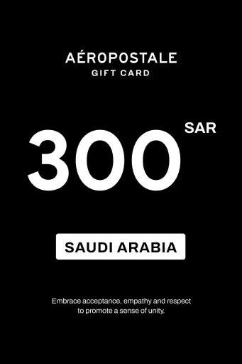 Aeropostale 300 SAR Gift Card (Saudi Arabia) - Digital Key
