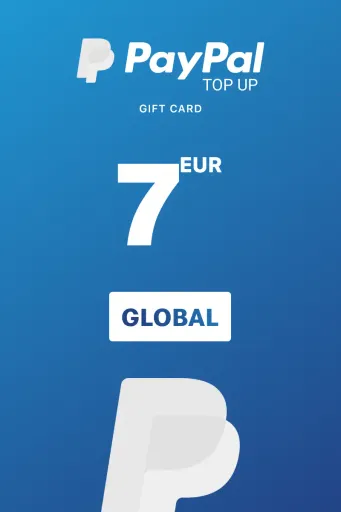 PayPal Instant Top Up 7 EUR Gift Card (Global) - Digital Key