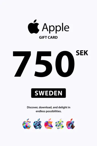 Apple 750 SEK Gift Card (Sweden) - Digital Key