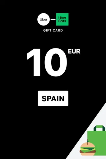 Uber & Uber Eats 10 EUR Gift Card (Spain) - Digital key