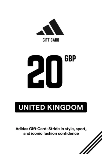 Adidas 20 GBP Gift Card (United Kingdom) - Digital Key