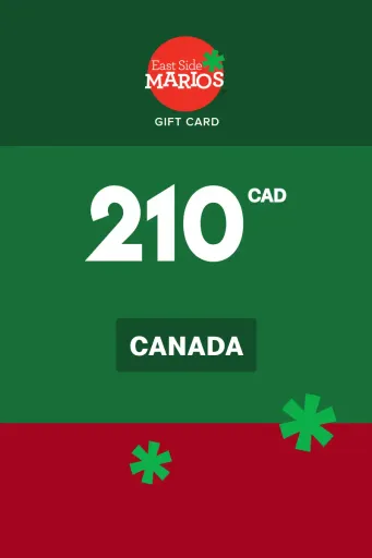 Product Image - East Side Mario's 210 CAD Gift Card (Canada) - Digital Key