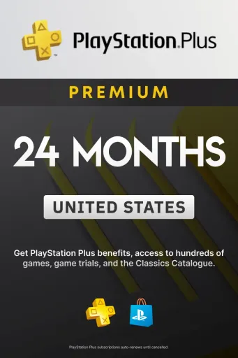 PlayStation Plus Premium 24 Months Membership (United States) - PSN - Digital Key