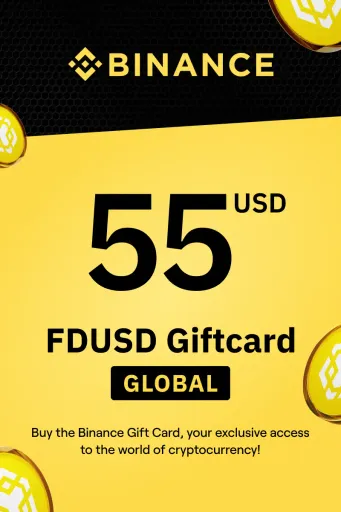 Binance (FDUSD) 55 USD Gift Card (Global) - Digital Key
