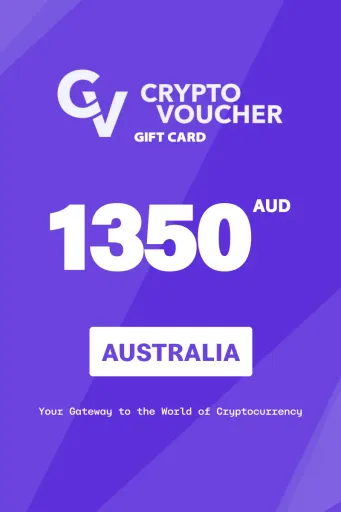Crypto Voucher 1350 AUD Gift Card (Australia) - Digital Key