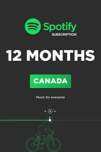Spotify Premium 12 Months Subscription (Canada) - Digital Key