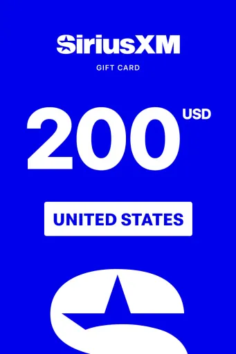 SiriusXM 200 USD Gift Card (United States) - Digital Key