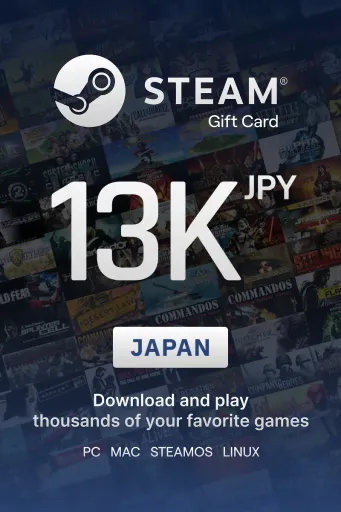 Steam Wallet 13000 JPY Gift Card (Japan) - Digital Key