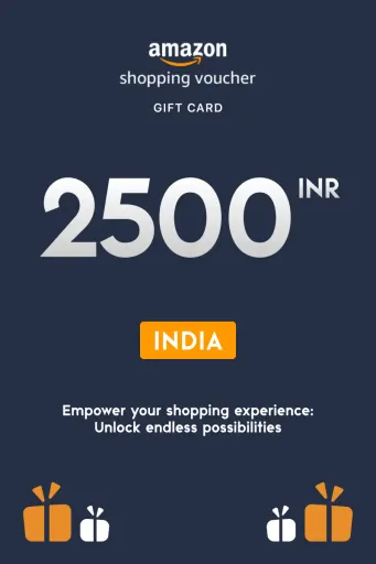 Amazon Shopping Voucher 2500 INR Gift Card (India) - Digital Key