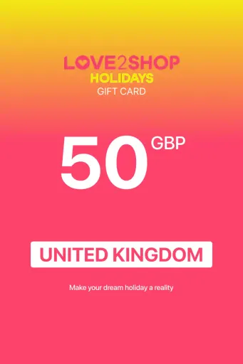 Love2Shop Holidays 50 GBP Gift Card (United Kingdom) - Digital Key