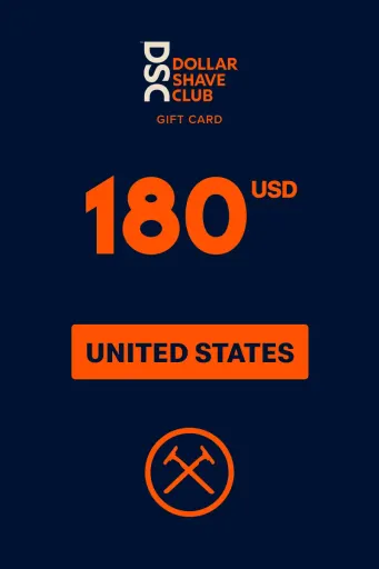 Dollar Shave Club 180 USD Gift Card (United States) - Digital Key