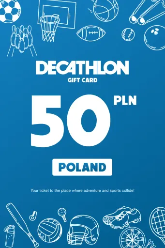 Decathlon 50 PLN Gift Card (Poland) - Digital Key