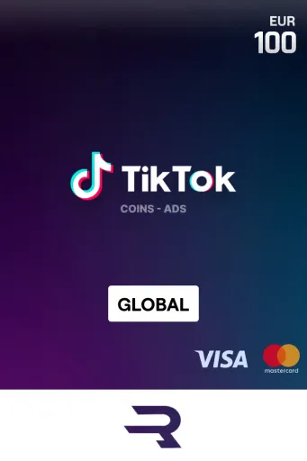Product Image - Rewarble TikTok Coins 100 EUR Gift Card (Global) - Rewarble - Digital Key