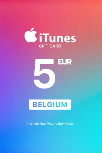 Apple iTunes 5 EUR Gift Card (Belgium) - Digital Key