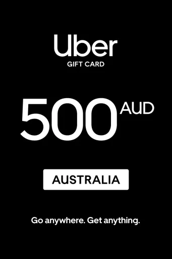 Uber 500 AUD Gift Card (Australia) - Digital Key