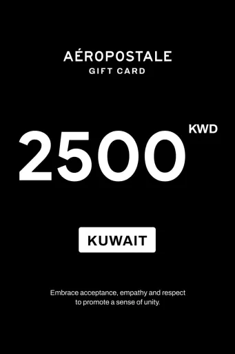 Aeropostale 2500 KWD Gift Card (Kuwait) - Digital Key