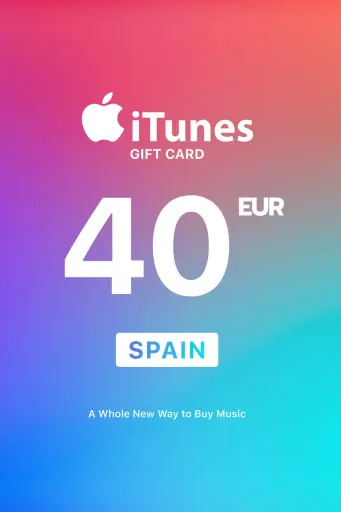 Apple iTunes 40 EUR Gift Card (Spain) - Digital Key