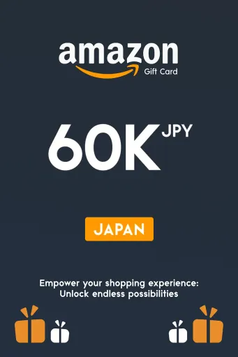 Amazon 60000 JPY Gift Card (Japan) - Digital Key