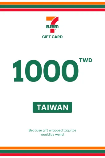 7-Eleven 1000 TWD Gift Card (Taiwan) - Digital Key
