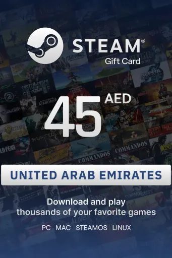 Steam Wallet 45 AED Gift Card (United Arab Emirates) - Digital key