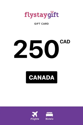 Flystay Gift 250 CAD Gift Card (Canada) - Digital Key
