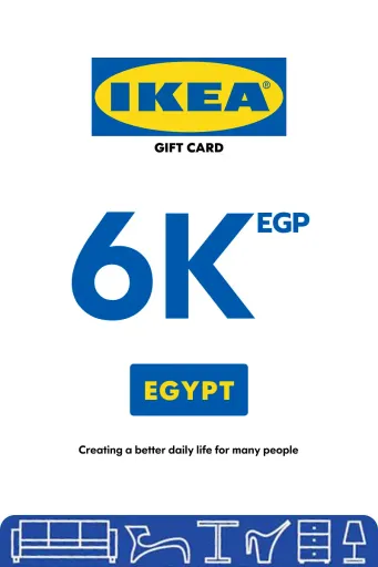 IKEA 6000 EGP Gift Card (Egypt) - Digital Key