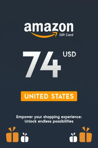 Amazon 74 USD Gift Card (United States) - Digital Key