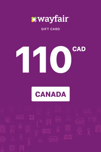 Wayfair 110 CAD Gift Card (Canada) - Digital Key
