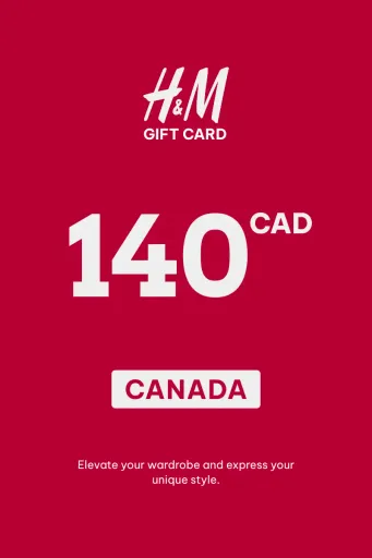 H&M 140 CAD Gift Card (Canada) - Digital Key