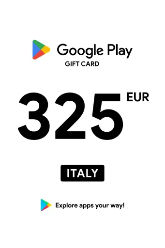 Google Play 325 EUR Gift Card (Italy) - Digital Key