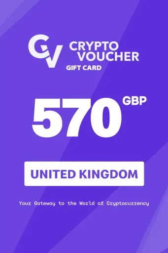 Crypto Voucher (BTC) 570 GBP Gift Card (United Kingdom) - Digital Key