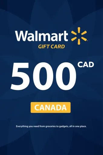 Walmart 500 CAD Gift Card (Canada) - Digital Key