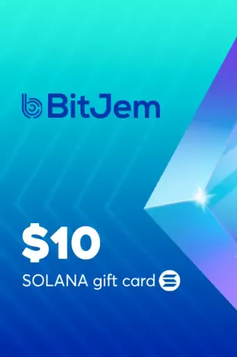 BitJem (SOL) 10 USD Crypto Gift Card (Global) - Digital Key