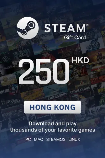 Steam Wallet 250 HKD Gift Card (Hong Kong) - Digital Key